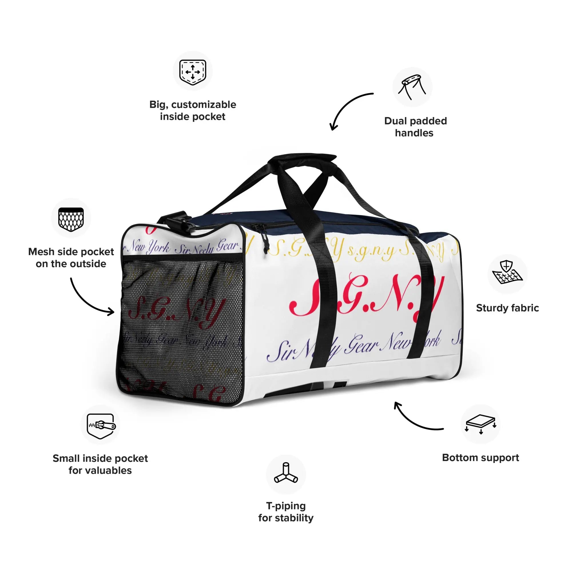 S.G.N.Y Duffle bag - SirNeely Gear New York #