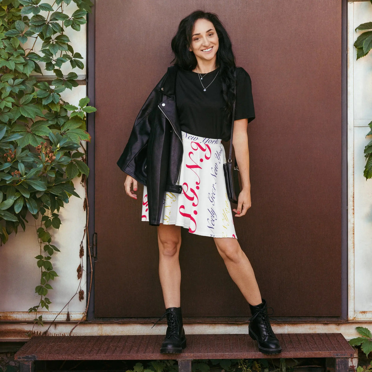 S.G.N.Y Skater Skirt in a flattering cut, ideal for casual wear and layered outfits.