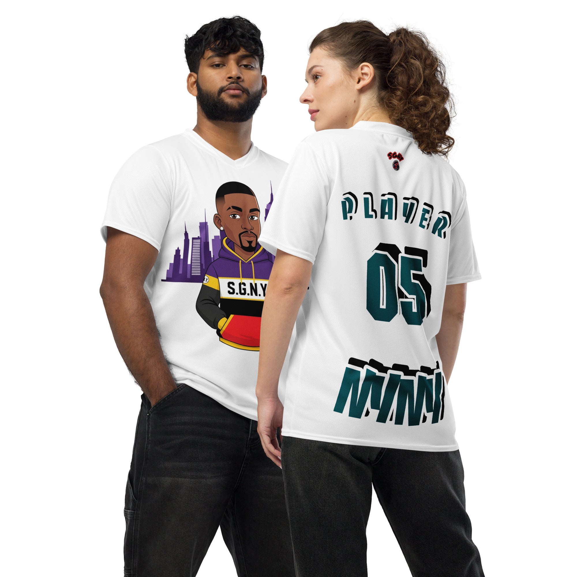 SGNY NYNY unisex sports jersey