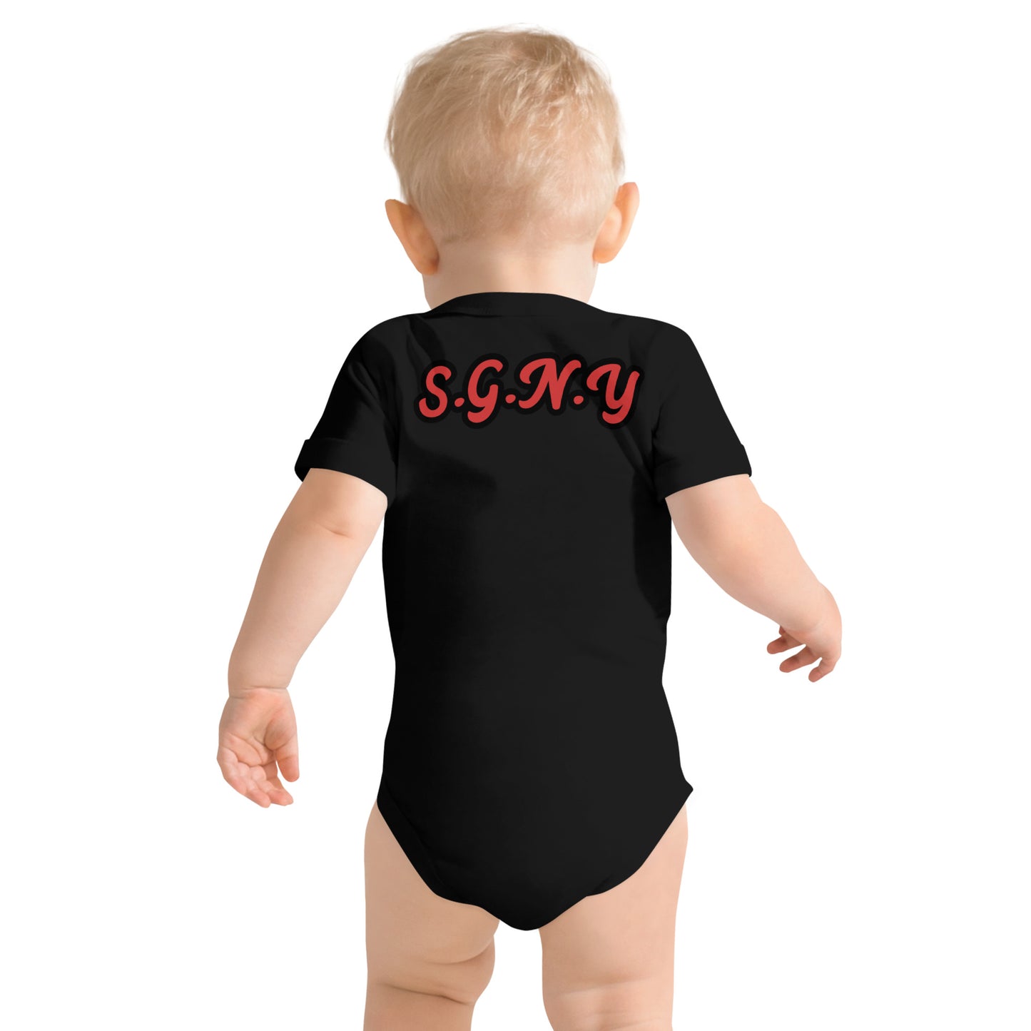 S.G.N.Y Baby short sleeve one piece - SirNeely Gear New York