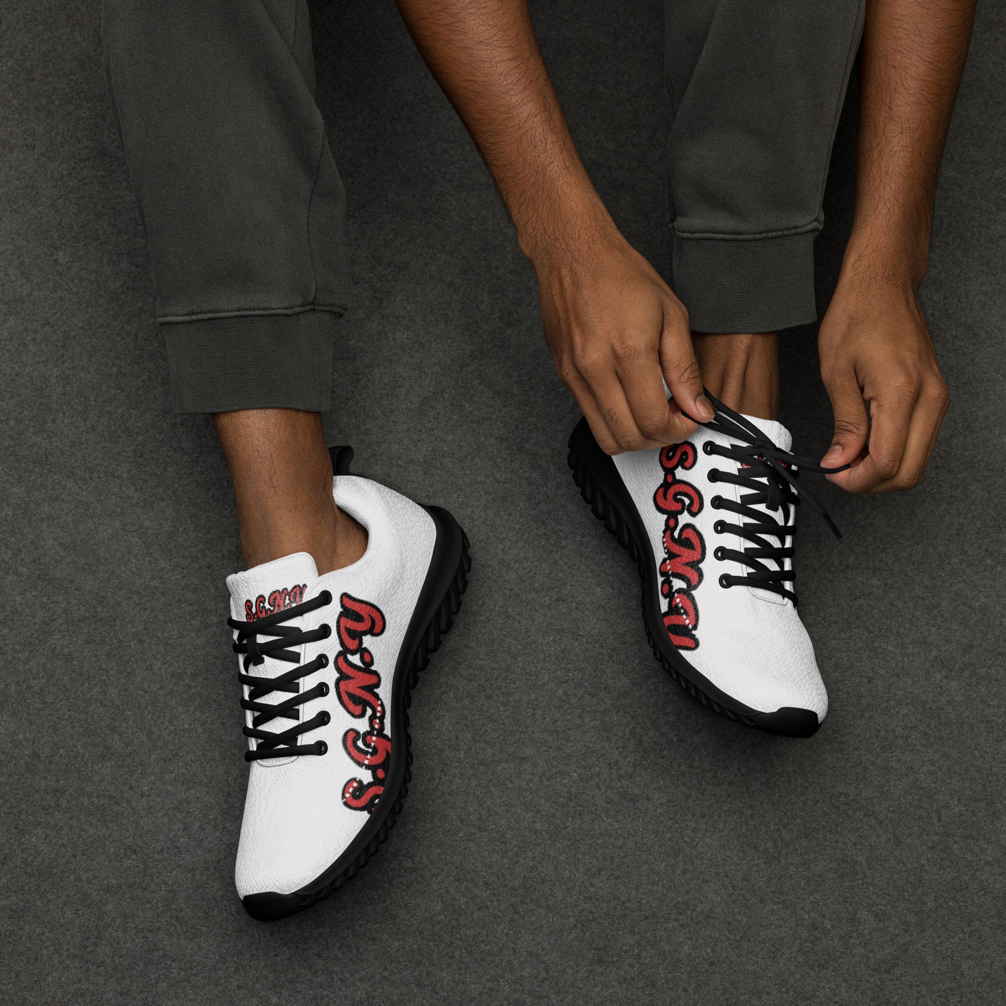 S.G.N.Y Urban Elite Black/Red Athletic Shoes (Men's)